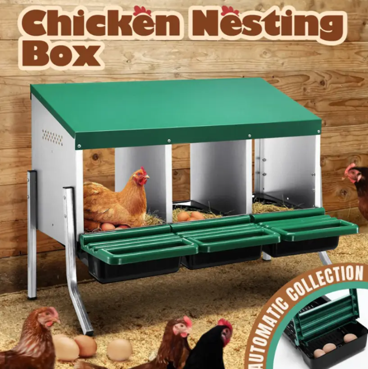3 Part Standing Nest Box with Legs (3)- Pre Order