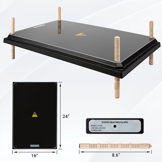 Large Heat Pad for Chicks, Ducklings and Goslings (40x60cm)